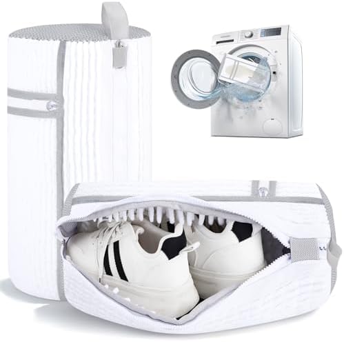 2 PCS Shoe Washing Machine Bags Laundry Shoe Bag by Dntorx