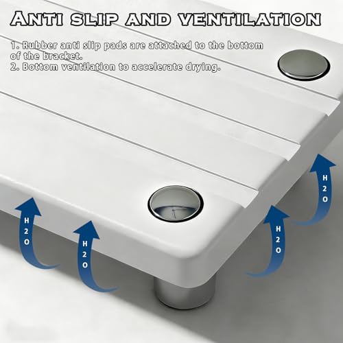 2PCS Instant Dry Sink Caddy for Bathroom Counter, Durable Kitchen Sink Organizer - Image 6