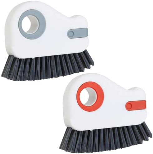 2 in 1 Groove Cleaning Brush, Grout Cleaner Tool & Multifunction Window Track by Unknown