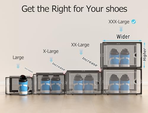 Kuject XXX-Large Shoe Storage Boxes 12 Pack - Image 3
