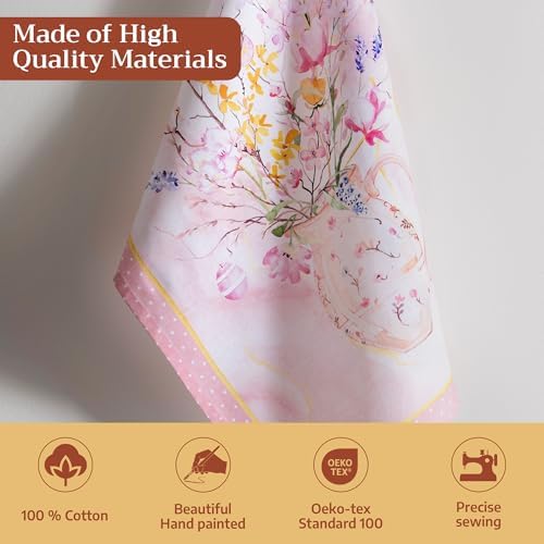 Maison d' Hermine Kitchen Towels Set of 3 Reusable 100% Cotton 27.50" x 20" - Image 3