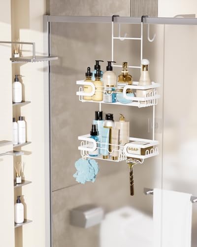 HapiRm Shower Caddy Over Door- Hanging Shower Organizer - Image 7