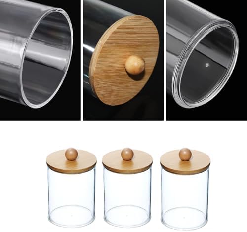 3PCS Acrylic Qtip Dispensers Holders - Image 5