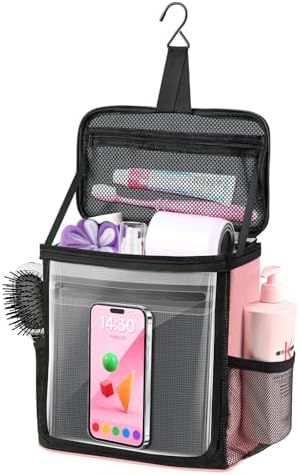 Portable Hanging Shower Caddy, Large Capacity Travel Toiletry Bag by Kebrela