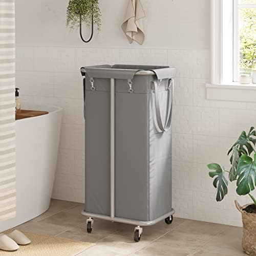 WOWLIVE 100L Rolling Laundry Basket - Image 3