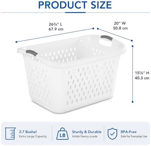 Extra Large Laundry Basket 2.7 Bushel - Image 3