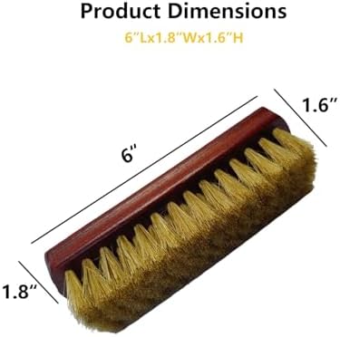 2 Pack Boar Bristle Shoe Brush for Deep Care & Polish - Image 4