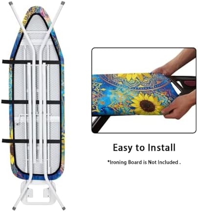 15x54 Inch Ironing Board Cover, Sunflower Printed Ironing Board Protector - Image 4