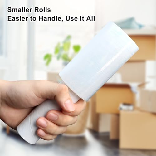Stretch Film 4" × 1500 ft, Shrink Wrap Rolls - Image 4