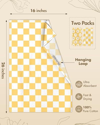 Miss Adola 2 Pack 150GSM Flour Sack Kitchen Towels - Image 4