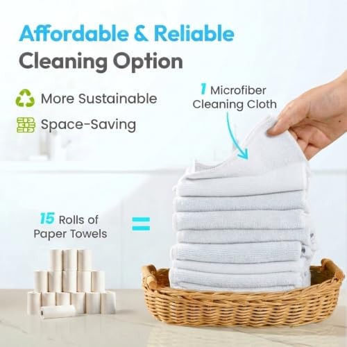 Microfiber Cleaning Cloth 12 Pack - Image 3