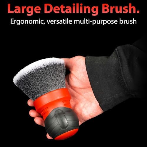 Adam's Polishes Large Multi-Purpose Detailing Brush Car Cleaning Brush Nylon - Image 2