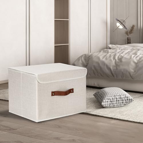 TYEERS Collapsible Storage Boxes, Washable Fabric Storage Bins - Image 5