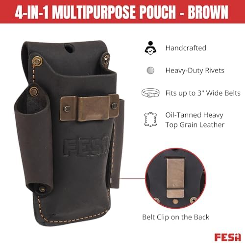 FESA Small Leather Tool Pouch - Image 2
