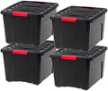 IRIS USA 4-Pack 40 Quart Storage Bins by IRISUSA