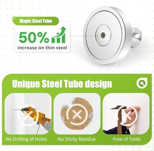 Neosmuk Magnetic Hooks Steel Tube Design - Image 3