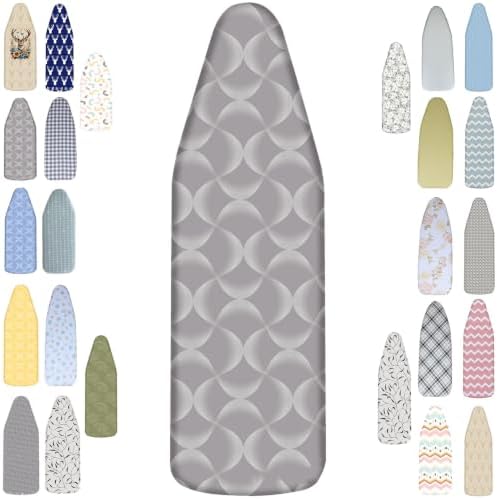 Insulated Mini Ironing Board Cover and Pad 11.8x35.4-15.7x43.3 Inch, 100% by Unknown