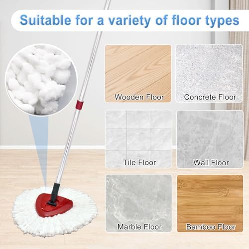 Mop Handle for O Cedar, Spin Mop Handle Replacement Stick for Ocedar - Image 4