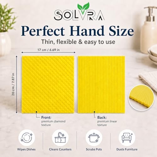 10 Pcs Multicolor Swedish Dishcloths - Image 2