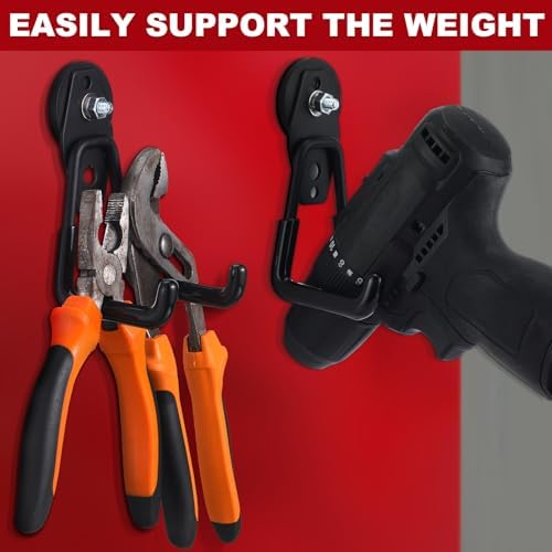 Landhoow 4 Pcs Large Magnetic Hooks Heavy Duty Garage Magnet Hooks Strong - Image 5