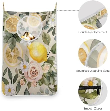 Hanging Laundry Hamper Bag Over the Door Laundry Hamper Wall Hamper Large Dirty - Image 4