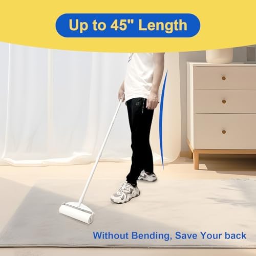 Large Lint Rollers for Floor Carpet, Sticky Floor Roller - Image 6