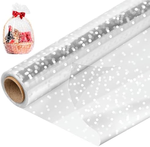 Mauproy 34 In x 100 Ft Clear Cellophane Wrap Roll by Mauproy