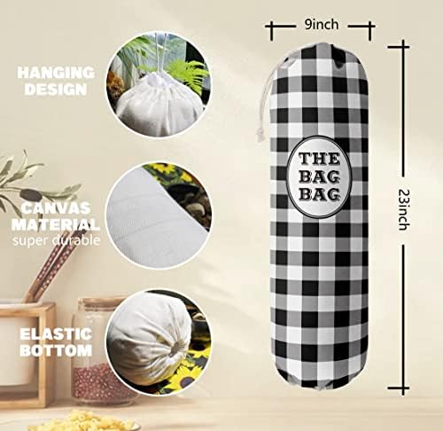 THE BAG BAG Plastic Bag Holder, Hanging Trash Bag Storage Organizer - Image 6