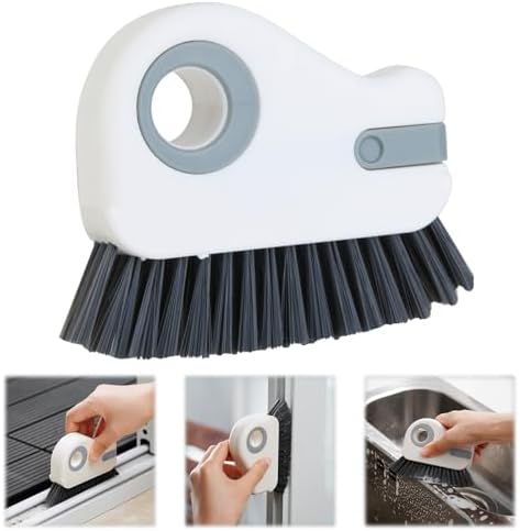 2 in 1 Groove Cleaning Brush, Grout Cleaner Tool & Multifunction Window Track - Image 7