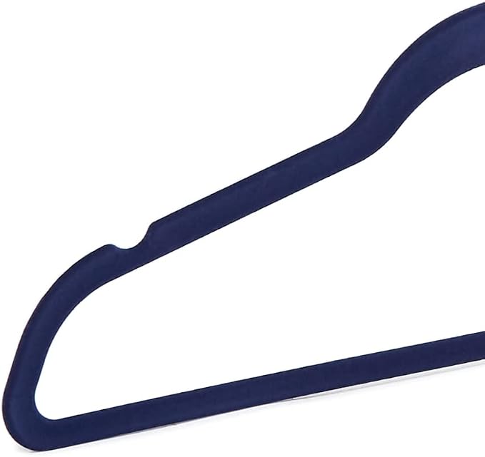 Amazon Basics Slim Velvet Non-Slip Space Saving Suit Clothes Hangers, Sturdy - Image 4