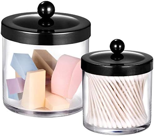SheeChung 2 Pack Plastic Apothecary Jars - Image 3