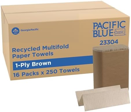 Pacific Blue Basic by Georgia-Pacific PRO Recycled Multifold 1-Ply Paper Towels by Georgia-Pacific