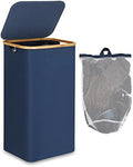 efluky Laundry Basket with Lid and Removable Bag, 100L Tall Laundry Hamper with by efluky