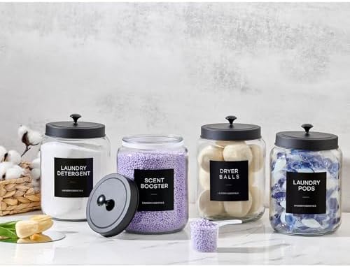 Glass Jars Laundry Containers - Image 5