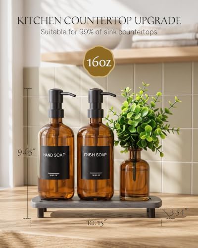 Cisily Kitchen Soap Dispenser Set Comes - Image 4