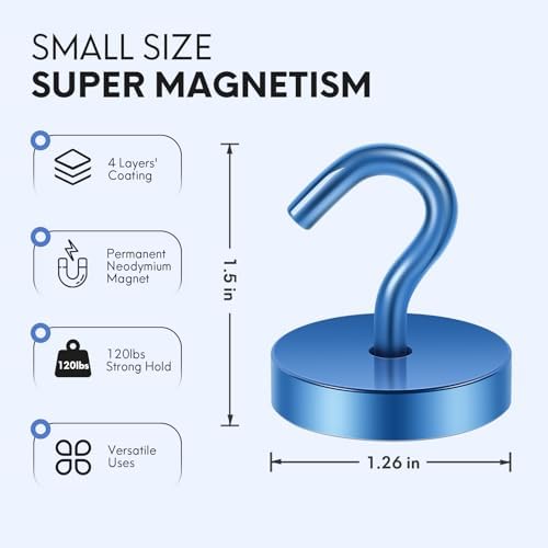 Neosmuk Magnetic Hooks Steel Tube Design - Image 5