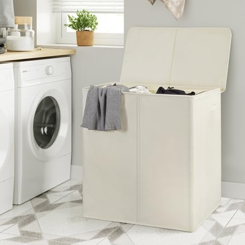 WOWLIVE 180L Double Laundry Hamper 2 Section - Image 4
