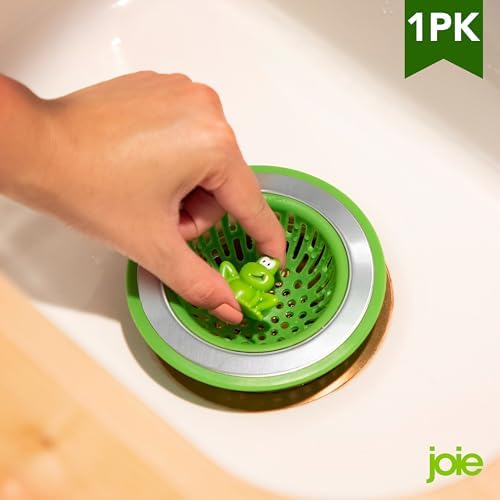 Joie Ribbit Kitchen Sink Strainer Basket, Garbage Disposal Drain Cover - Image 2
