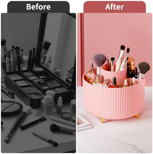 fanado 360° Rotate Makeup Brush Holder Organizer, Makeup Organizers Countertop - Image 7