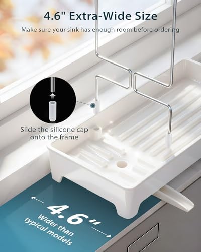Minimalist Sink Caddy, Rustproof Sponge Holder - Image 4