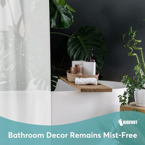 BigFoot Shower Curtain – 72 x 84 PEVA Premium Shower Curtain - Image 7