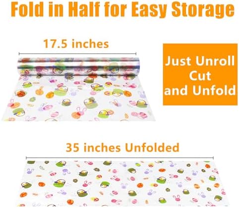 JOYIT 100ft Easter Cellophane Wrap Roll - Image 3