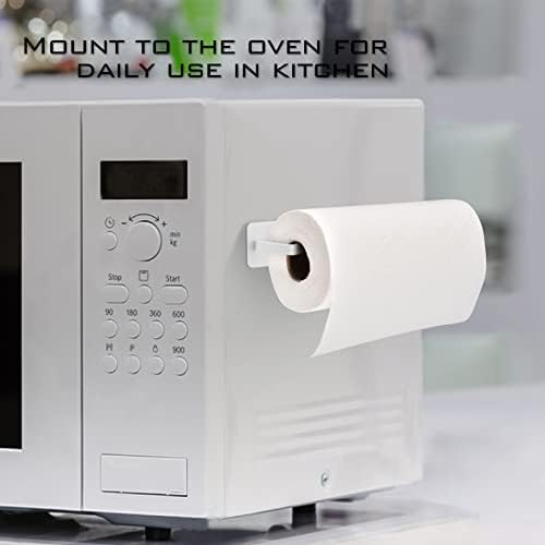 Magnetic Paper Towel Holder, Heavy Duty Strong Magnet Backing, 12” x 3” - Image 7