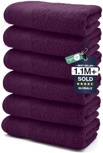 DAN RIVER 6-Pack Premium Hand Towels by DanRiver