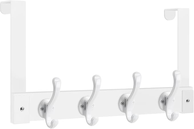 Over The Door Hooks Heavy Duty, Wood Over Door Hanger Hook, Over Door Towel Rack by Homode