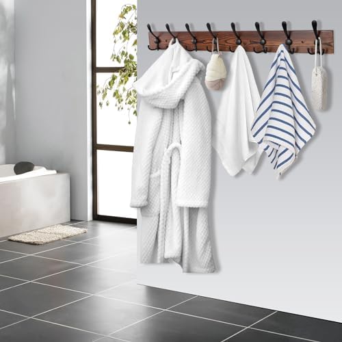 Kuhome 32.2'' Large Coat Rack Wall Mount Coat Hooks Coat Hanger - Image 5