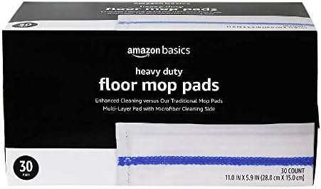 Amazon Basics Heavy Duty Disposable Floor Cleaning Mopping Pads by AmazonBasics