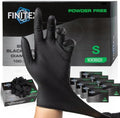 FINITEX Disposable Nitrile Diamond Texture Black 8mil Mechanic Gloves by FINITEX