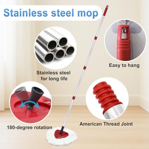 Mop Handle for O Cedar, Spin Mop Handle Replacement Stick for Ocedar - Image 5