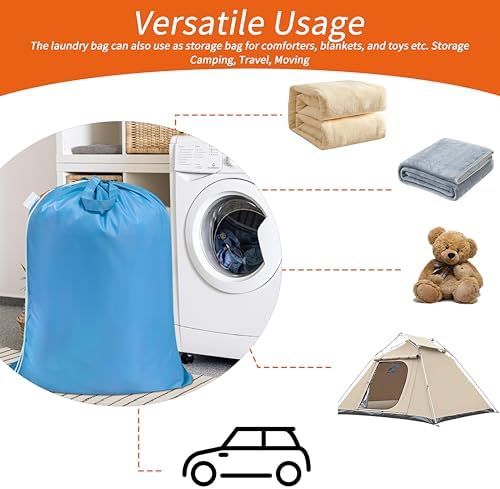 Polecasa 2 Pack Extra Heavy-Duty Laundry Bag - Image 7
